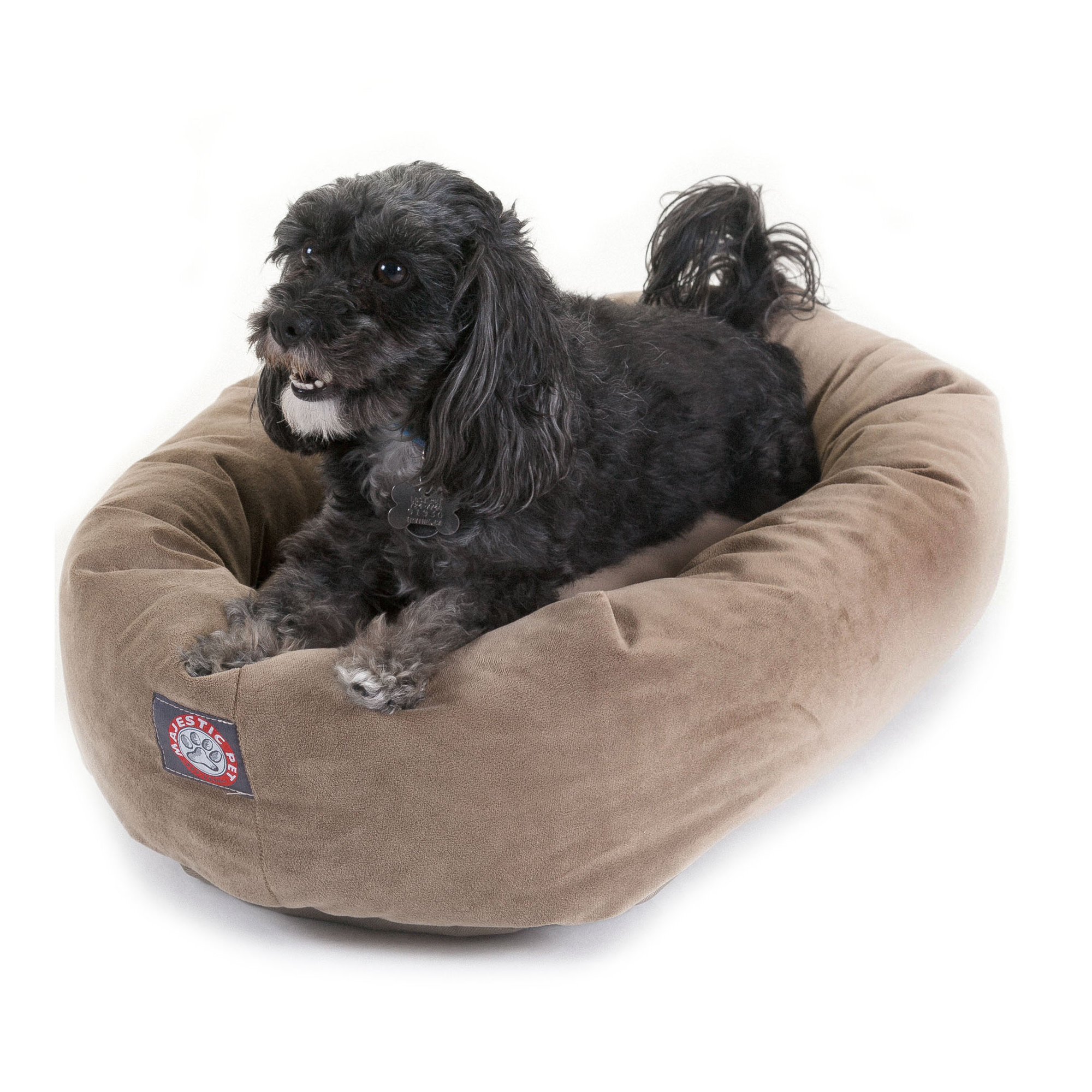 Pet Bed, Small (19" W x 24" D x 7" H), Stone