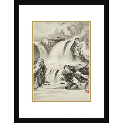 «Waterfall» par Chen Xiaoping - peinture à cadre unique