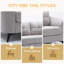Causeuse en tissu 60 po-1472276030