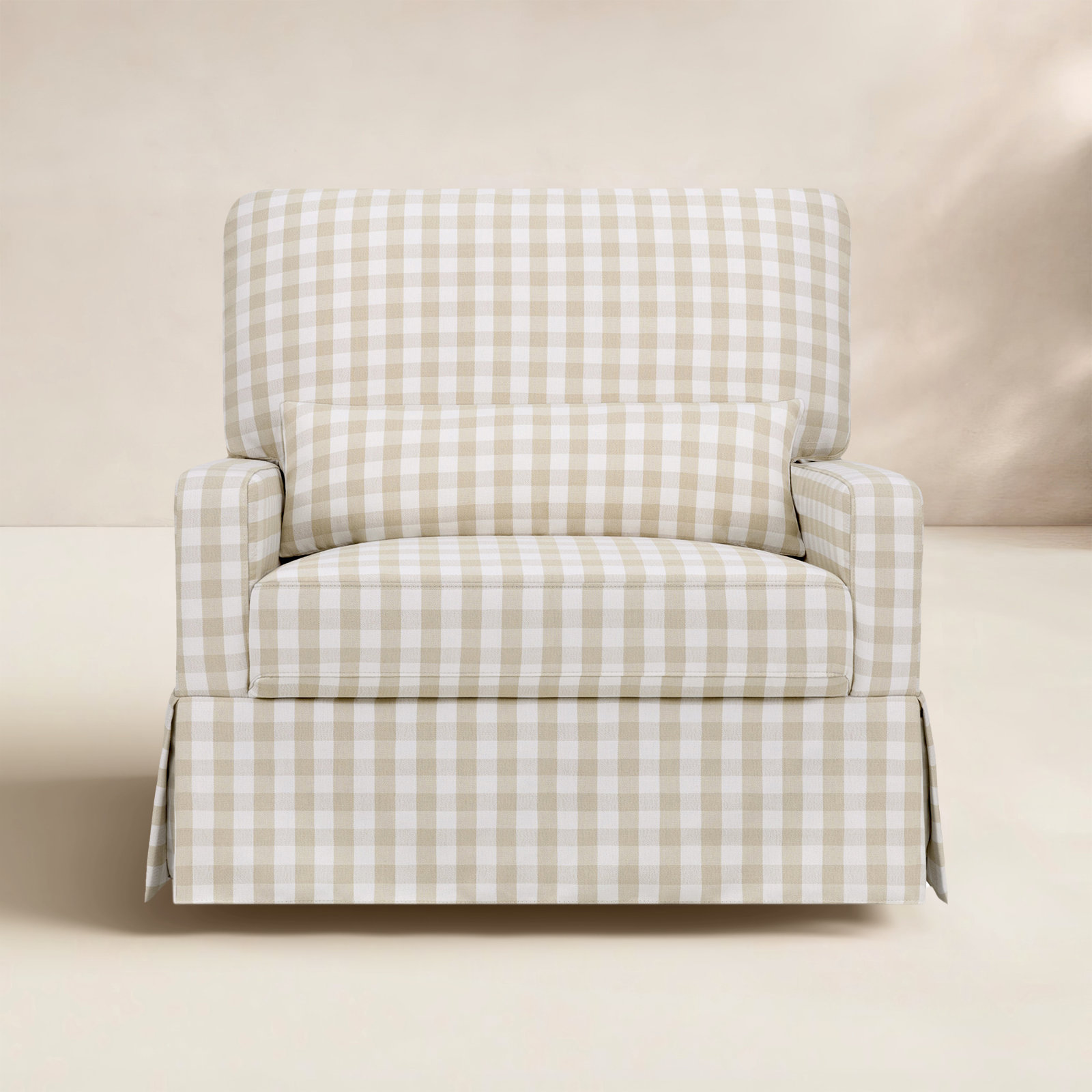 Crawford Swivel Glider, Tan 