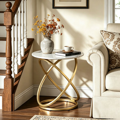 Rochdale Round End Table with Modern Style