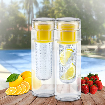 Bouteille d'eau en plastique 24 oz. Avec infuseur de fruits Tritan
