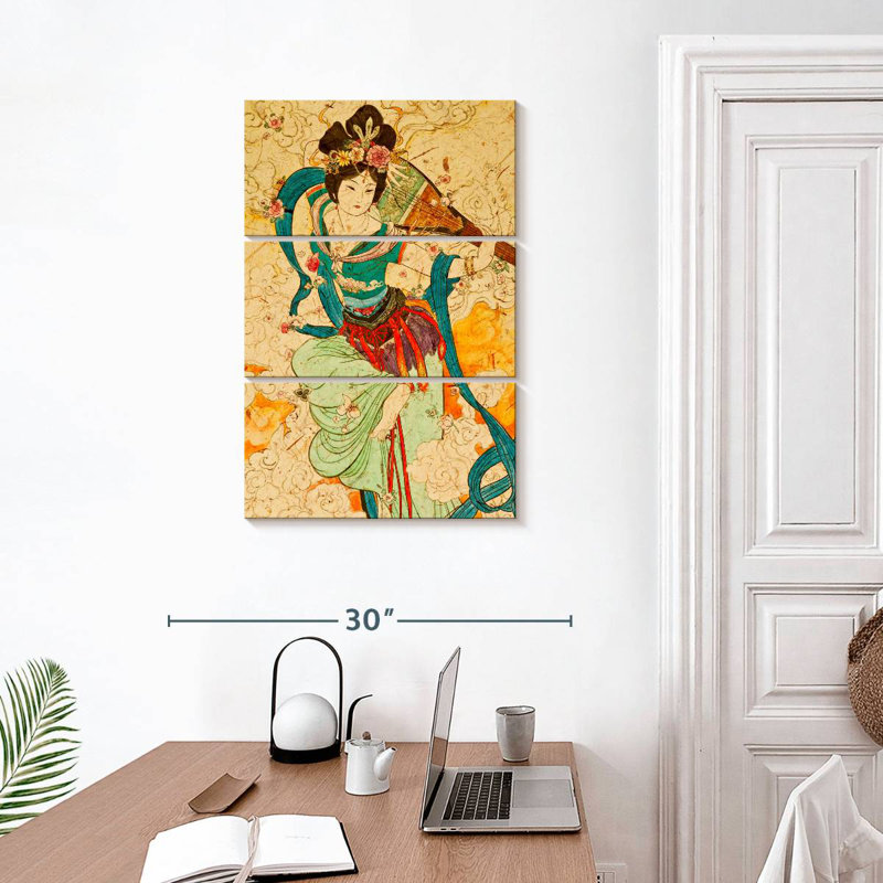 Musicienne chinoise Leisha, H 32 po x l 20 po