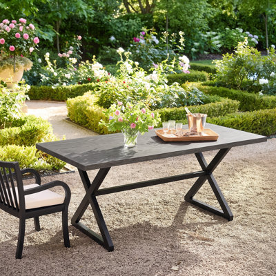 Lal Rectangular Outdoor Picnic Table , 70.5 " W 35.25 " D