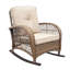 Coussins moelleux et chaises de véranda avec motif beige neutre et réglable, poids de 11,1 kg