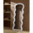 Landover White Abstract Full Length Mirror-1067396317