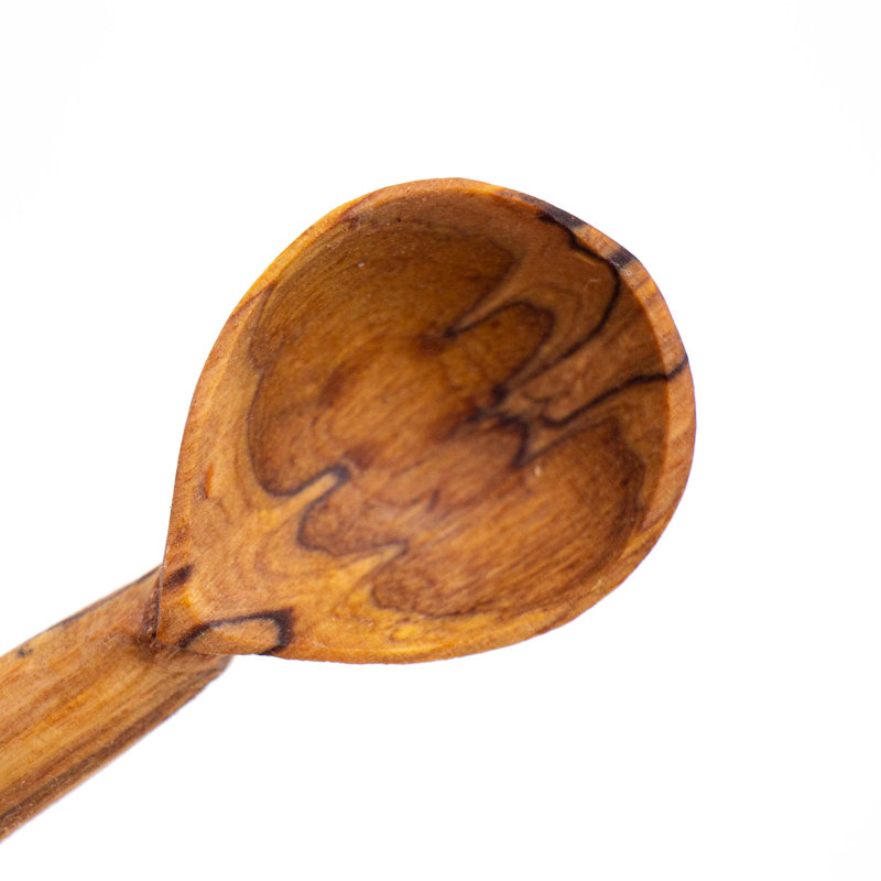 Petite cuillère en bois d'olivier Petite, lot de 3