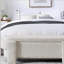 Banc rembourré avec grand espace de rangement-332889964