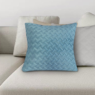 Coussin décoratif plissé