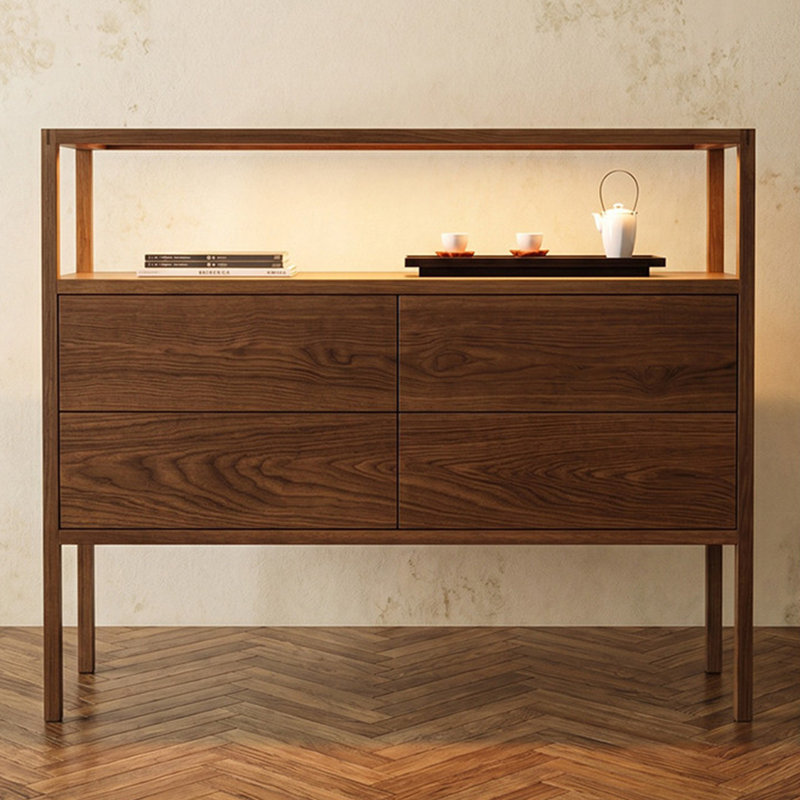 Chinese-style retro light luxury sideboard