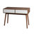 Modern Entryway Table with Carved Panel Drawers, Console Table with Storage Space and Wood Legs