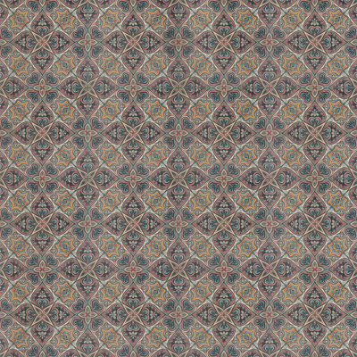 Imagine Tapestry Mandala 19.4" x 19.4" Porcelain Moroccan Wall & Floor Tile