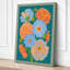 Cheerful Flower Bouquet Botanical 1 Piece Wrapped Canvas Wall Art-132622965-132622966