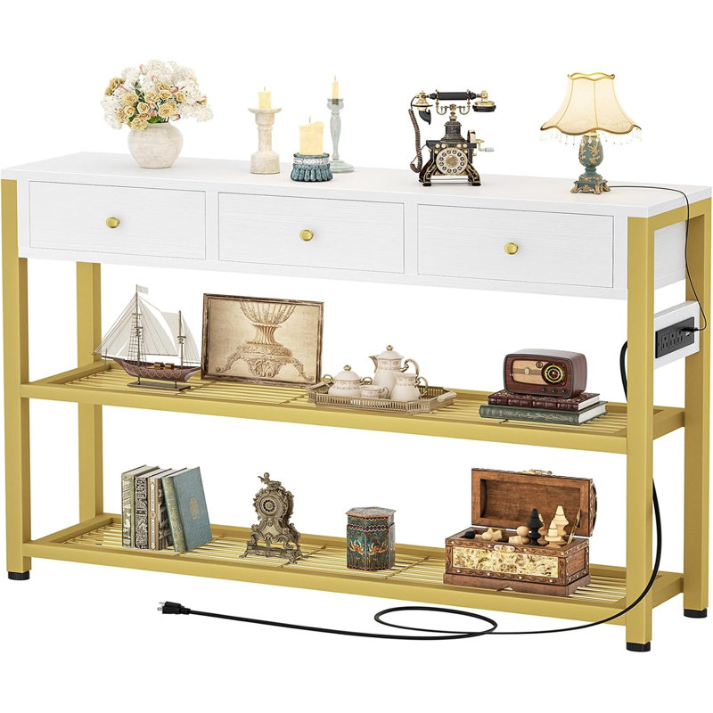 Modern Console Table With Drawers