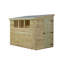 5 Ft. W x 7 Ft. D Shiplap Pent Wooden Shed