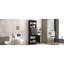 Élégante armoire de rangement pour la salle de bain, grande armoire de rangement avec tiroirs et tablettes réglables pour la salle de bain-1277918277