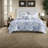 Reversible Bedding Sets Polyester Full Queen Floral Quilt for Home Bedroom