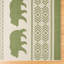 Tapis intérieur / extérieur en polypropylène tissé à plat à la main beige vert crème Solterra Timberline-114547491
