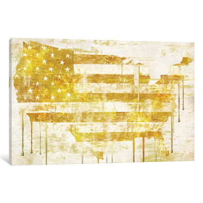 American Dream I by Color Bakery - Wrapped Canvas Print