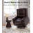 37.4" Wide Electric Power Lift Recliner with Heat and Massage, PU Leather Recliner Chair for Elderly-550861381
