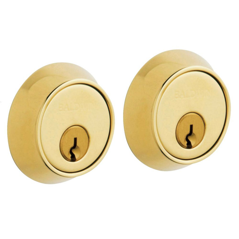 Double Cylinder Deadbolt, Lifetime (PVD) Polished Brass