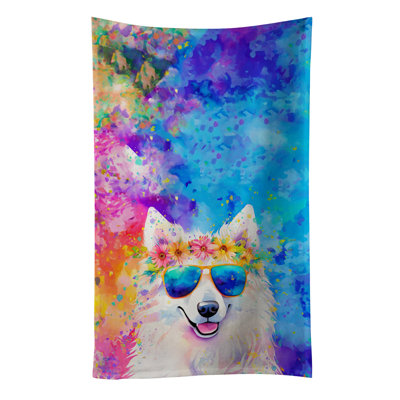 Serviette de cuisine Samoyed Hippie Dawg