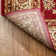 Tapis traditionnel rouge Belliere Sarouk