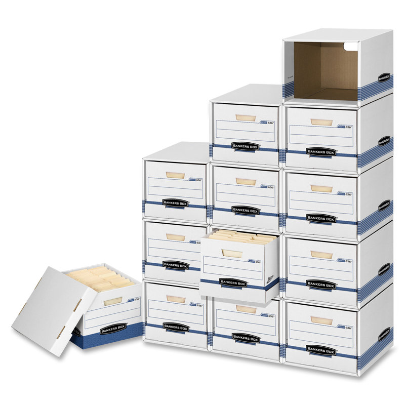 White and Blue Steel Wire Stackable Storage Tower