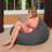 Bean Bag Chair for Kids, Teens, and Adults - Filled with Soft Beads, Includes Removable and Machine Washable Cover - Multiple Colors, Sizes and Fabrics including Soft Nylon & Canvas with Patterns-1785356745-1782650931