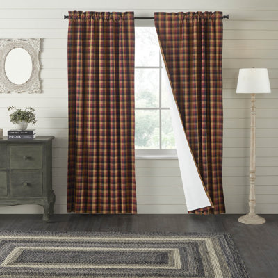  Annie Buffalo Check 100% Cotton Curtain