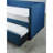 Blue Fabric Upholstered 1Pc Day Bed With Pull-Out Trundle Nailhead Trim Wood Frame Furniture-288722820
