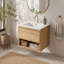 Meuble-lavabo mural sans lavabo, emballage KD de 24 po, salle de bain moderne
