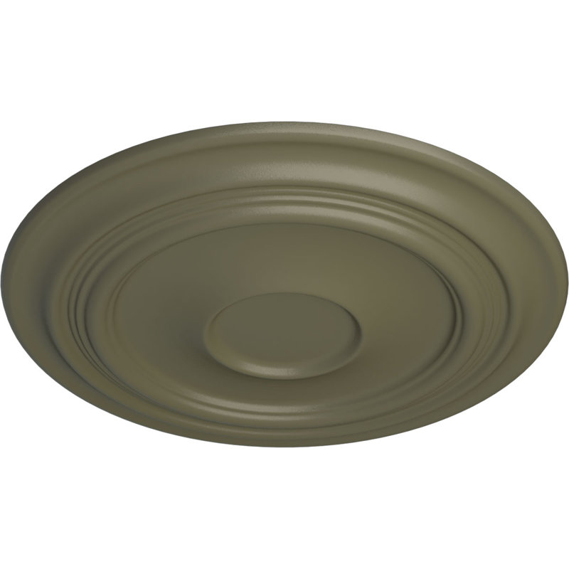 Médaillon de plafond traditionnel 24 3/8 po x P 1 1/2 po (convient aux auvents jusqu'à 5 1/2 po), Pierre Spartan