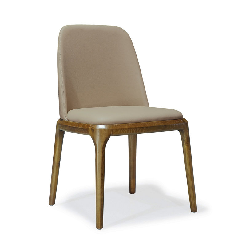 Chaise en cuir Courgan