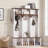 Farmhouse Arched Hall Tree With Storage Bench, 5 Hooks & 7 Cubbies For Entryway-1088739212