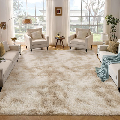 Saviyon Faux Fur Abstract Indoor Rug