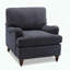 Fauteuil Candor - English Roll Arm (Marine)-707955949