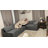 Boneless 104" Modular L-shaped Corduroy Sectional Sofa Chaise, U-Shaped Sofa Bed Sleeper with 6 Pillows, No Assembly Needed-1604212431