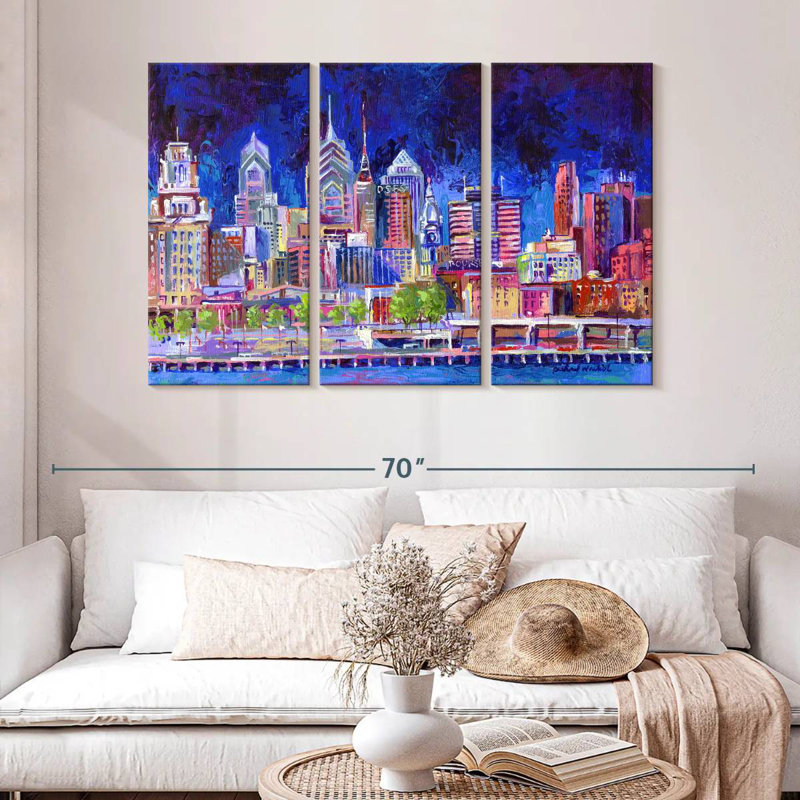 Sebbie Philadelphia, 32" H x 50" W