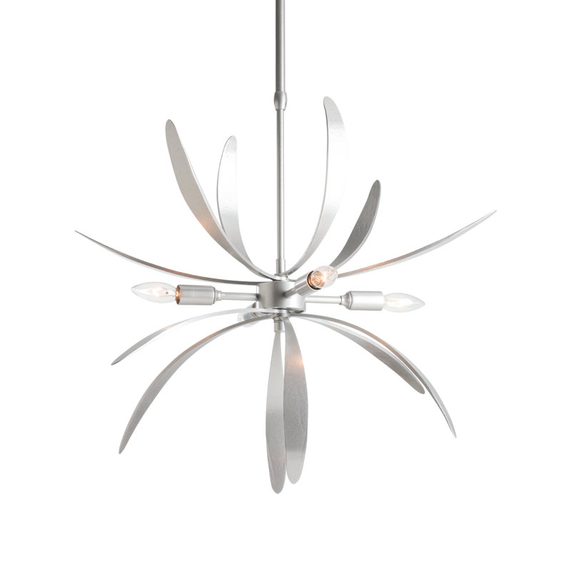 Dahlia 4 - Light Sputnik Chandelier, Vintage Platinum