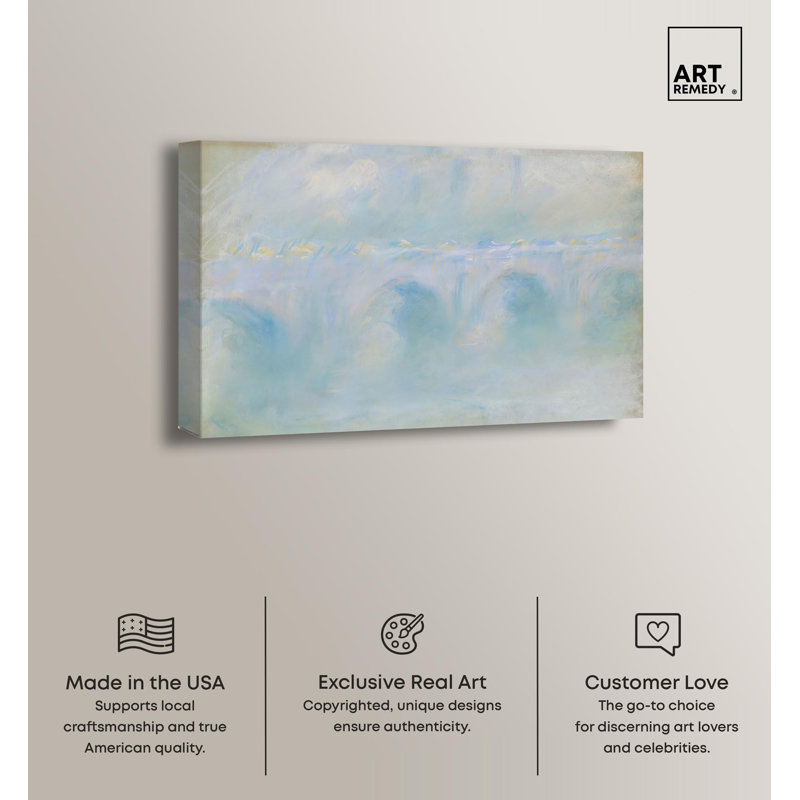 Wildenstein 1991 Large Abstract Canvas Art Print