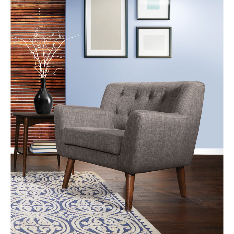 Barbro Upholstered Armchair, Cement