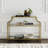 Letia 43'' Glass Top Console Table-982179182