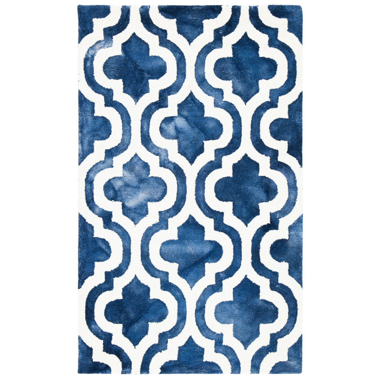 Adelei Hand Tufted Wool Geometric Rug
