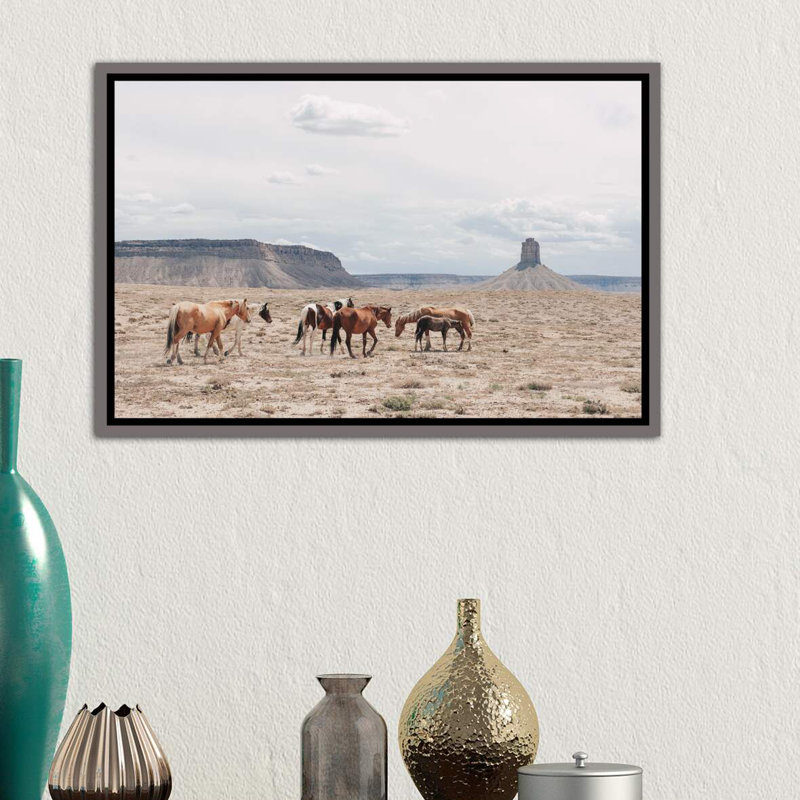 « arizona », photographie, H 18 po x l 26 po x P 1,5 po, Toile encadrée de bois rustique foncé