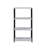 Preez 4-Tier Wooden Bookcase with Metal Frame-111913649