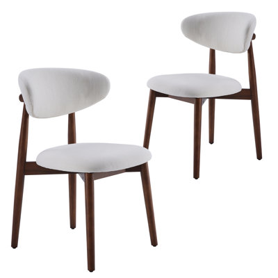 Upholstered Solid Wood Dining Chair