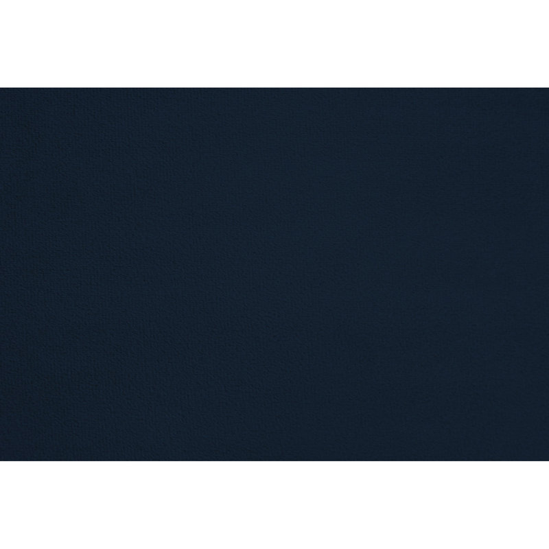 Causeuse formelle de luxe en velours indigo 1pc avec coussins de salon 2 places