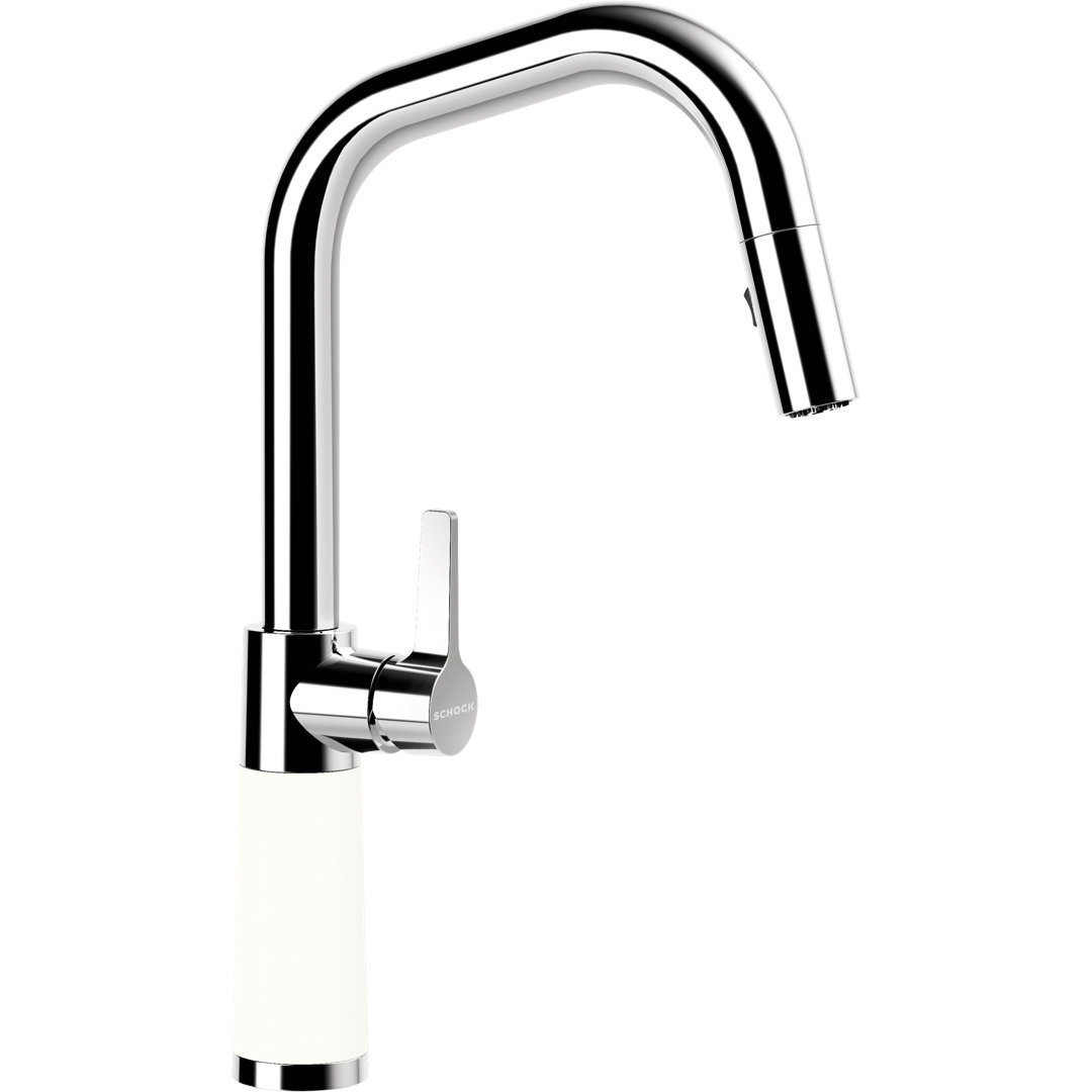High Pressure Cristadur Pull Out Single Lever Monobloc Tap