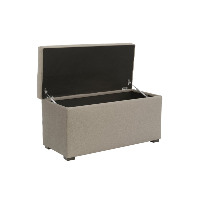 Angela Lift Top Storage Bench, Taupe